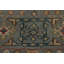 Tapis indien Khotan fait à la main gris 8 x 12