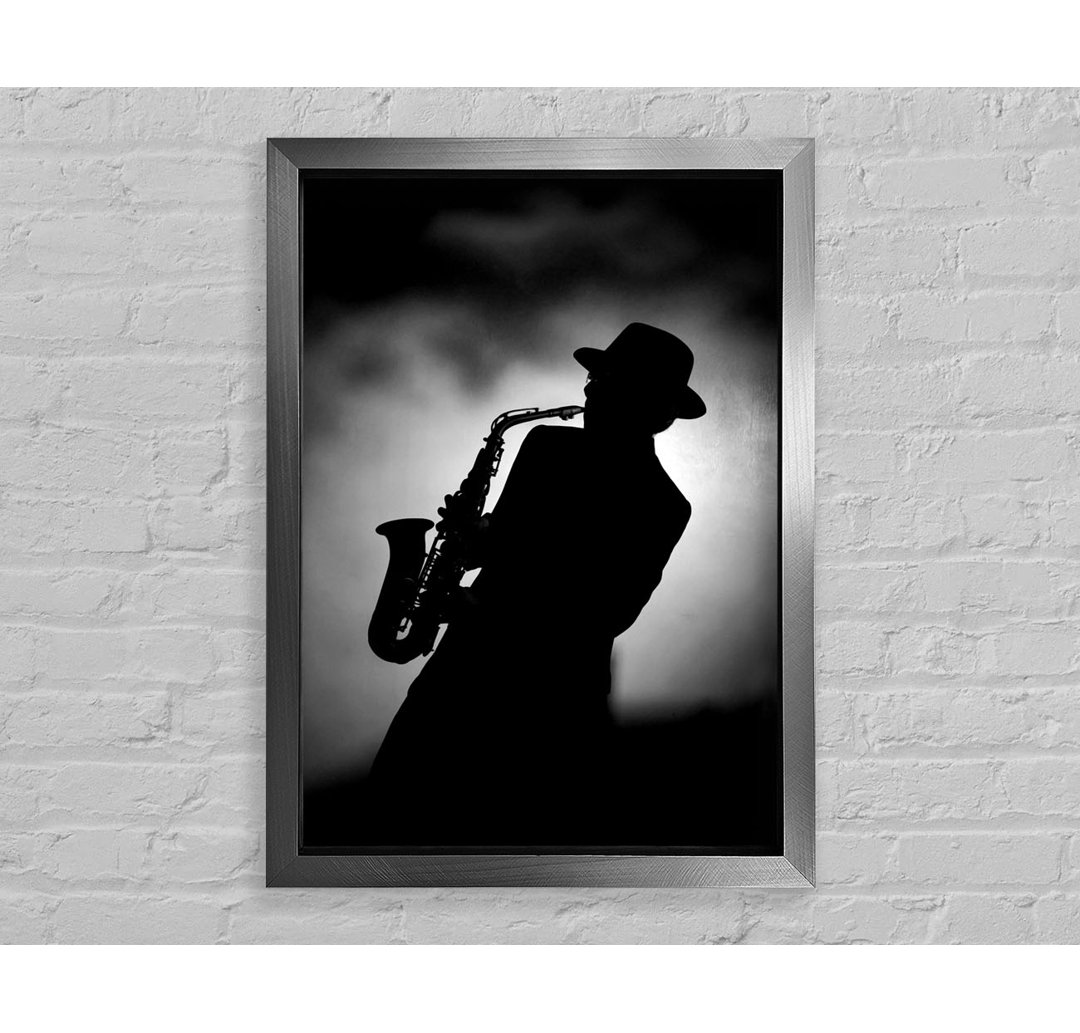 Jazz Player 1 Gerahmter Druck