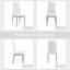 Fauteuil de cuisine rembourré en cuir de 2 places, siège confortable pour la cuisine et la salle à manger-842007986-842007984
