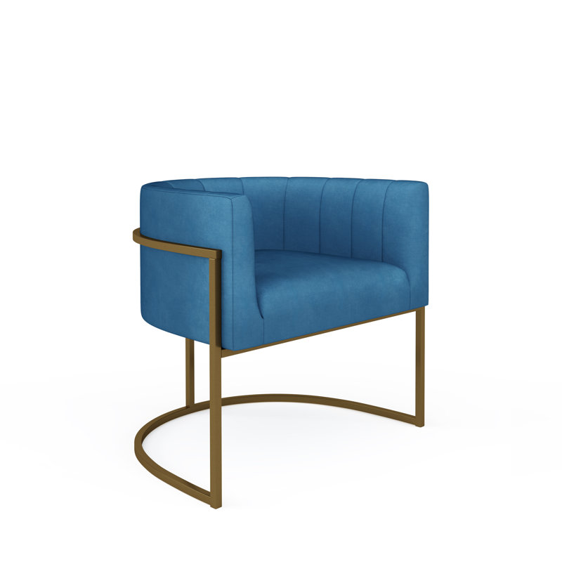 Velvet Barrel Chair