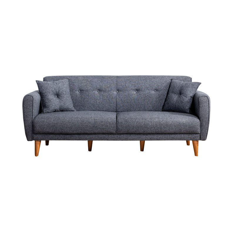 Sova 2 - Piece Living Room Set, Anthracite 100% Linen