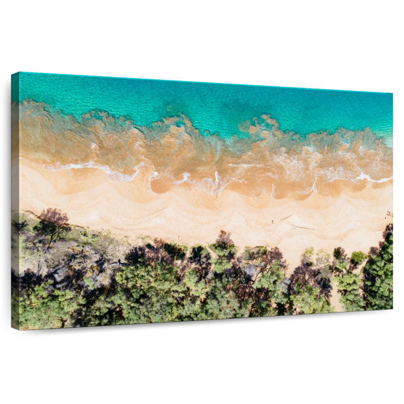 Vue aérienne de Maui Gillard Maui, H 32 po x l 48 po