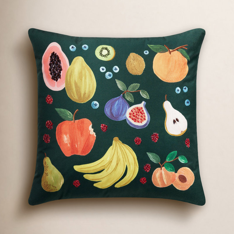 Rifle Paper Co. x Loloi Fruit Pillow, Down