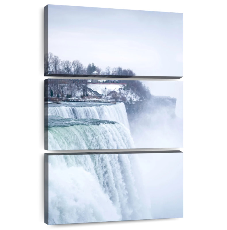 Alvord, Chutes du Niagara, hiver, H 23 po x l 14 po