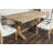 Amaro Pine Solid Wood Top Dining Table