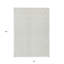 Tapis intérieur lavable à motif géométrique 8 pi x 10 pi gris clair