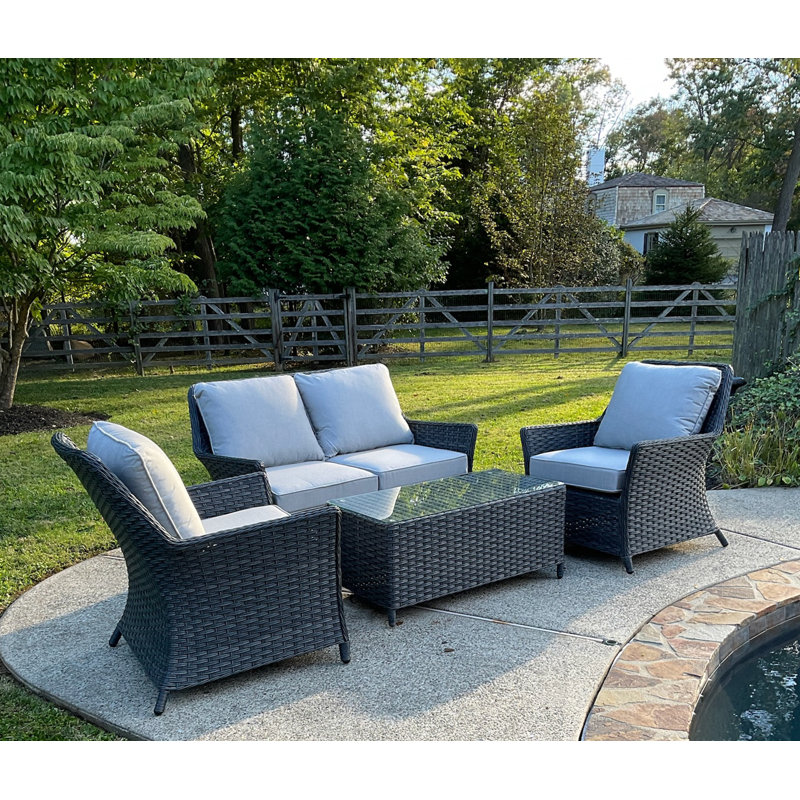 Outdoor 4 - Piece Conversation Set