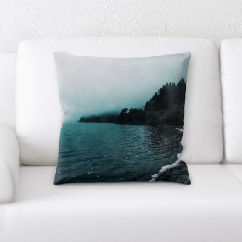 Microsuede Throw Pillow