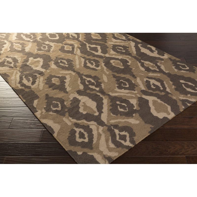 Mann Cotton Ikat Indoor Rug, Rectangle 2' x 3'