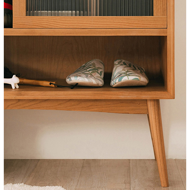 Armoire à chaussures en bois massif Minimalist Creative
