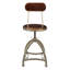 Tabouret de bar rotatif à hauteur ajustable Orduna
