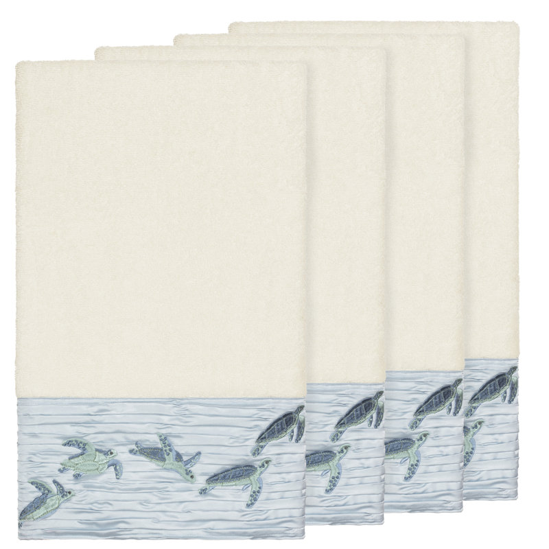 Mia Turkish Cotton Midweight Bath Towel, Cream