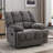 Tayani 43.7" W Modern Chenille Upholstered Rocker Manual Recliner (Set of 2)-962163482