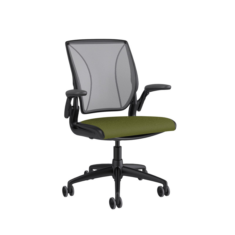 Diffrient World Wool Task Chair, Black, Catena/Caraway, Corde/Black