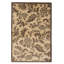 Tapis unique en laine noué à la main nouvel âge 3 pi 11 po x 5 pi 11 po Jura - vert / brun foncé / beige