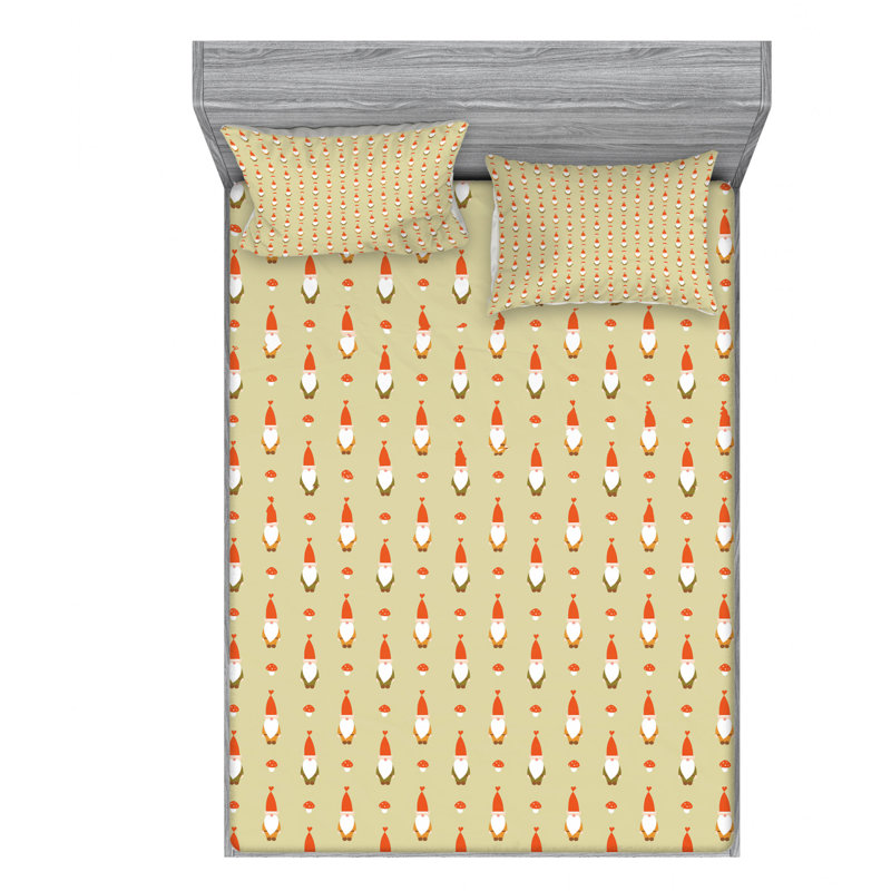 Microfiber Sheet Set, Queen Sheet Set with Fitted Sheet