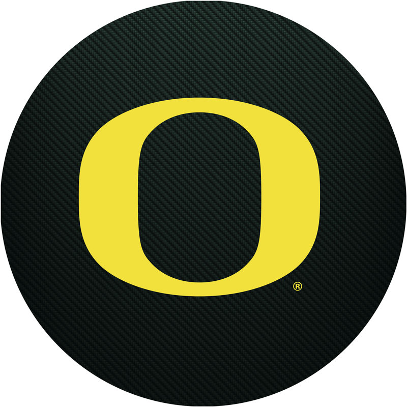 University Of Oregon Round Metal Base Dining Table, O
