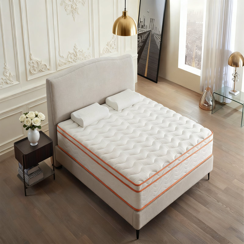 Aveico 10''Medium Size Memory Foam Hybrid Mattress, Twin, 10"