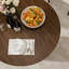 Table de cuisine ronde en bois avec armoire de rangement-131208611