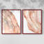 Rose Quartz I - impression encadrée de qualité supérieure - prête à être accrochée - aucun clou requis - aucun clou requis-108021700-108021704