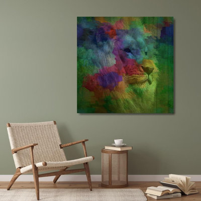 Ivy Bronx Phillip, Jamie Gallery, reproduction d'art sur toile titrée Lion Roar JS179A