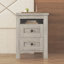 Table de chevet 2 tiroirs en bois-797496079