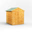 Powersheds 6 x 6ft Apex Timber Tongue & Groove Storage Shed