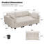Canapé modulaire rembourré 7 pièces Soneson-1145598896