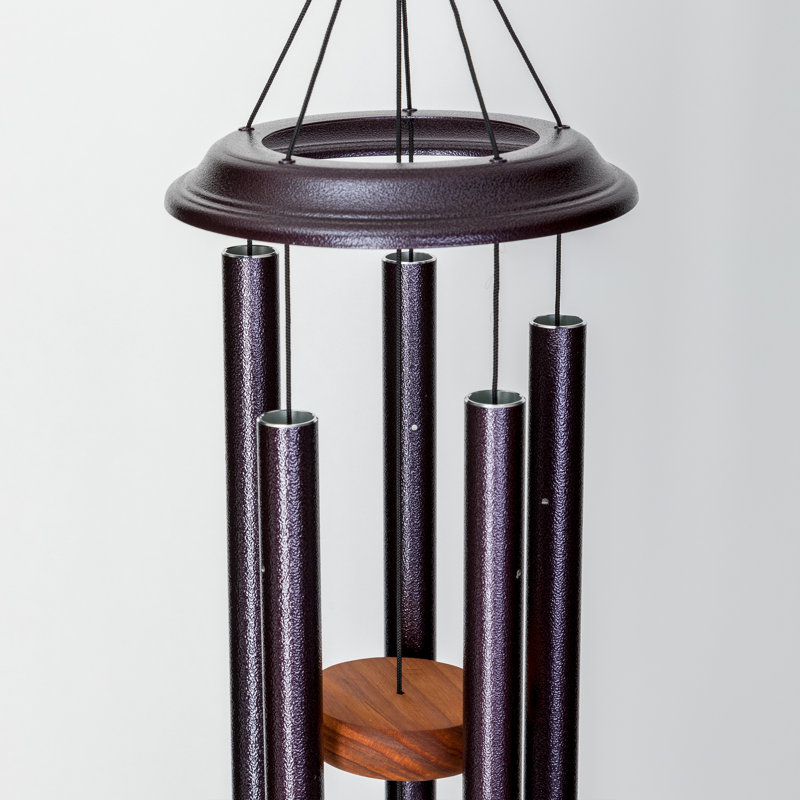 Shenandoah Melodies Aluminum Wind Chime, H 29 po x l 7 po x P 7 po, Prune