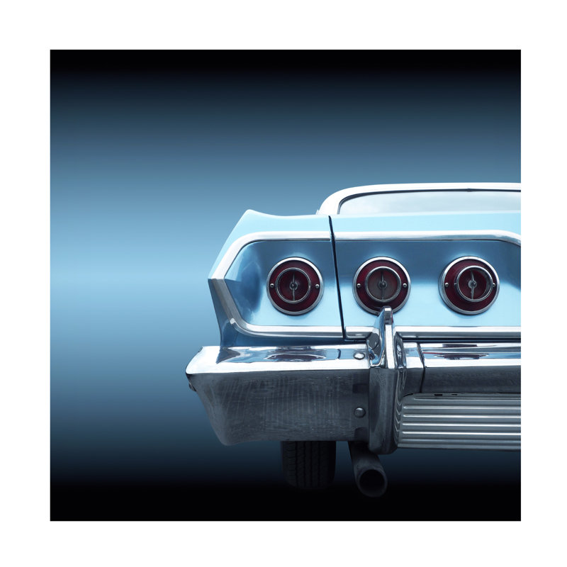 Beate Gube  Us Classic Car 1963 Impala Canvas Art, L 24 po x H 24 po