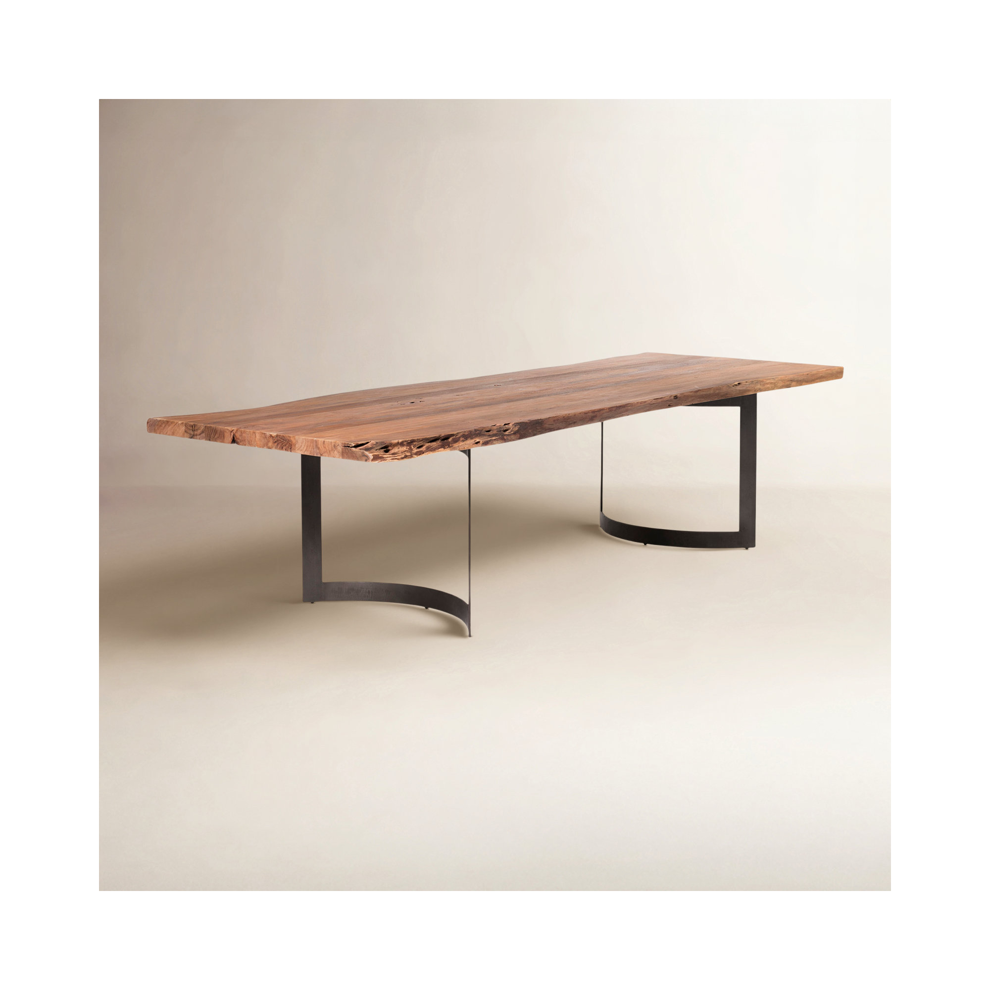 Burnell Dining Table, Brown, 98.5" L x 40" W