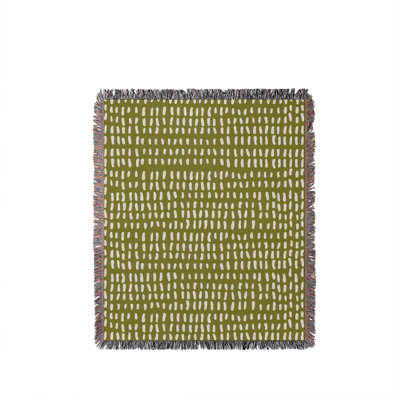 Kola Abstract Print Cotton Throw Blanket
