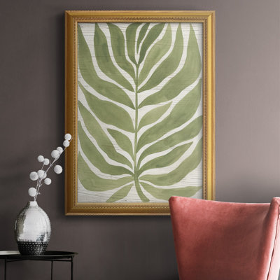" Driftwood Palm Leaf I " Painting Print