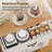  Farmhouse 31.5"W Kitchen Island Ralling Kitchen Cart with Storage and Charging Station-711955115