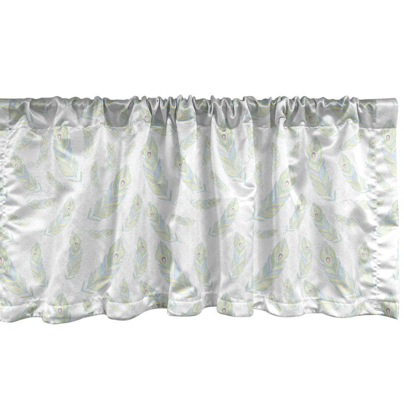 Ensemble de 2 cantonnières Ambesonne Feather, L 54 po x L 12 po