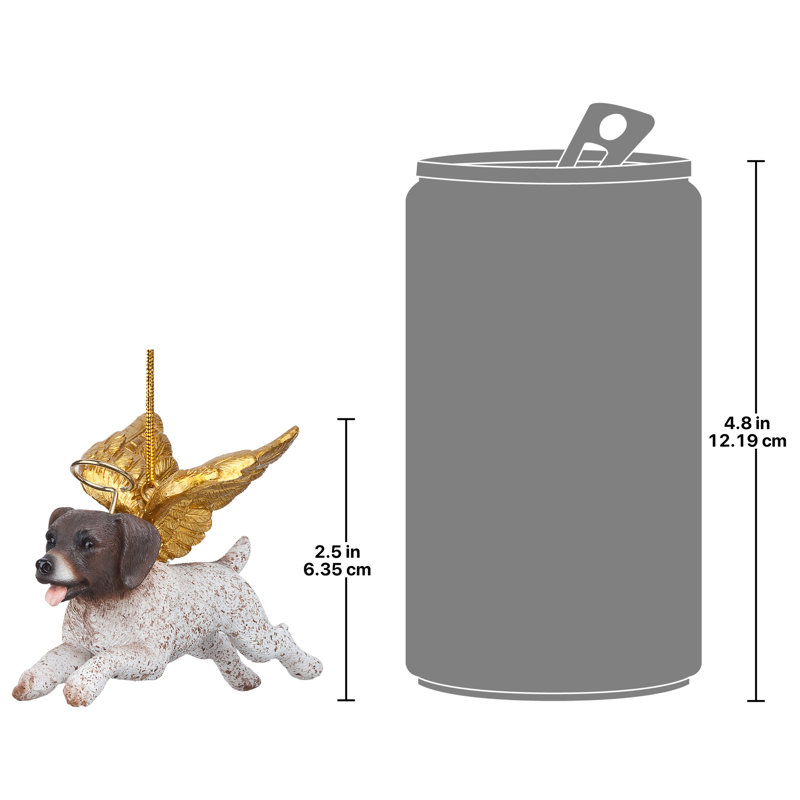 Pointer Dog Angel Holiday Ornament