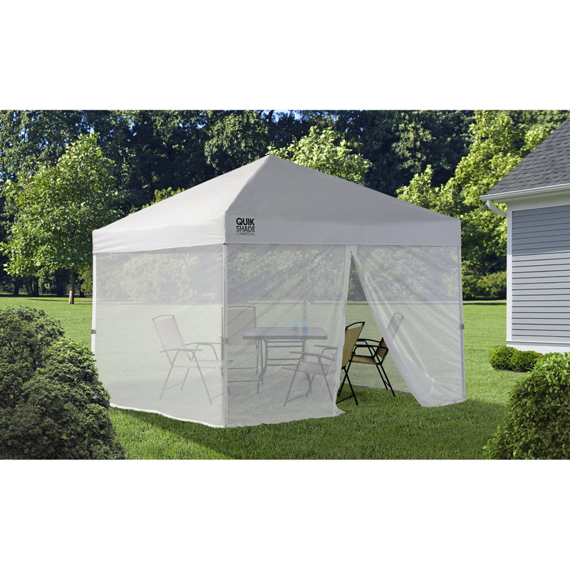 Quik Shade 10' x 10' Canopy Mesh Screen and Wall Panel Kit for WE100/C100/SX100 Canopies