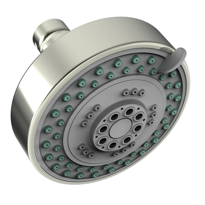 Multi Function Fixed Shower Head, Antique Brass