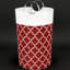 Panier à linge pliable en tissu de grande capacité avec poignées en aluminium, bac de rangement cylindrique pour la maison, le bureau, le dortoir, un organisateur polyvalent-813729744-813729750
