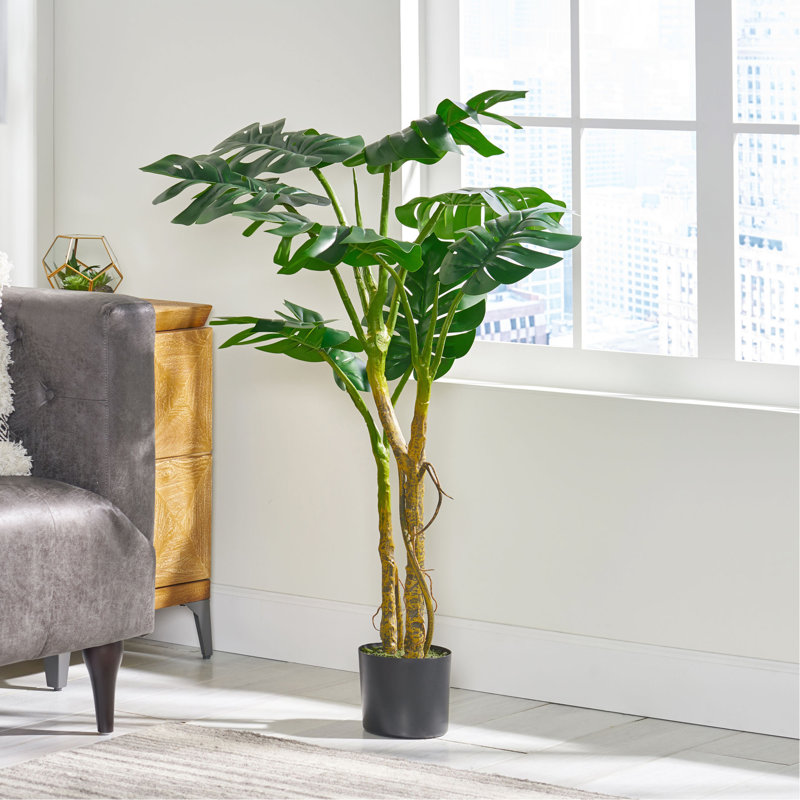 120CM ARTIFICIAL MONSTERA TREE