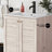 Bron 24" Freestanding Bathroom Vanity in White Oak with Sink Top-1873258905-1873258904-1873258906