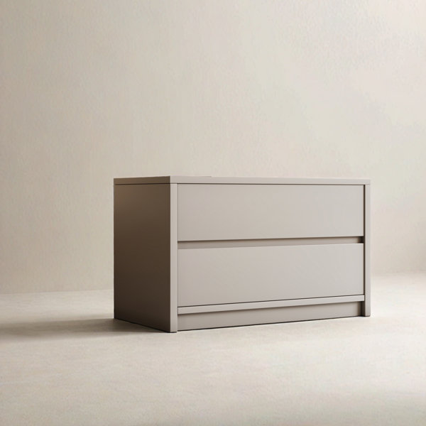 Ebern Designs 23.6In Stackable 2 Drawer Dresser, Small Wardrobe For ...