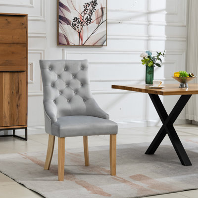 Akkar 47cm H Velvet Upholstered Dining Chair