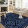 Tribal Geometric Washable Area Rug for Living Room & Bedroom, Non-Slip Moroccan Rug