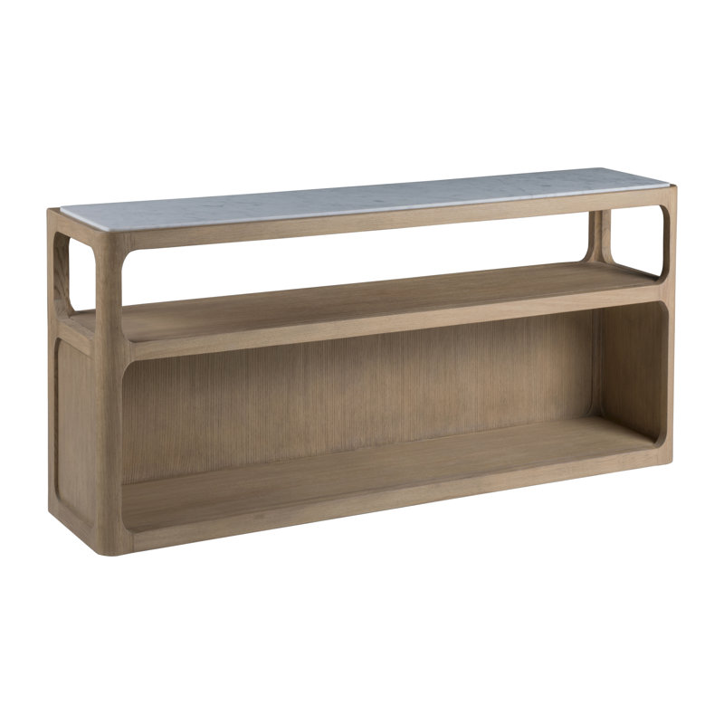 Simpatico 54'' Marble Top Console Table
