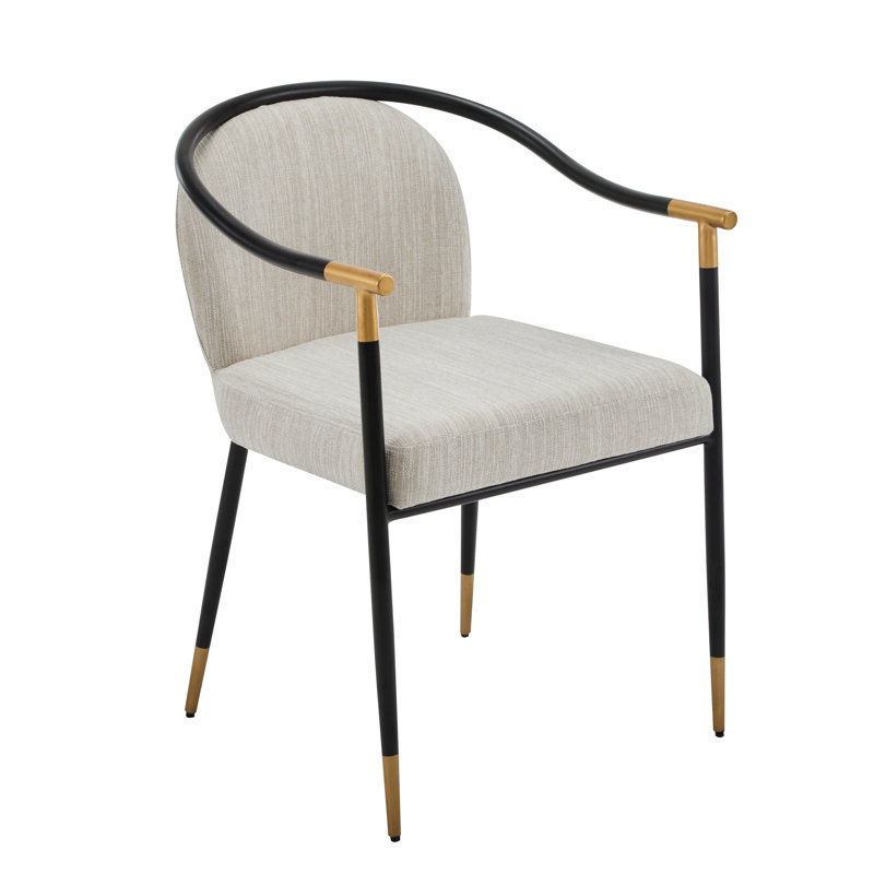 Chaises de salle à manger Jaquayla, Beige