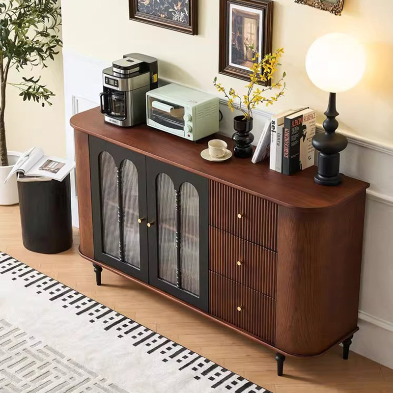 Buffet d'armoire de rangement rétro de style français