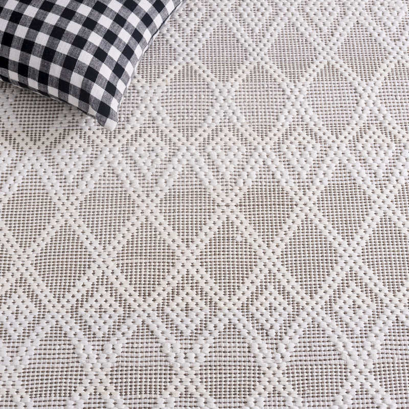 Montauk 177 Hand Woven 80% Paper Chindi; 20% Cotton Machine Washable Geometric Rug, Rectangle 9' x 12'