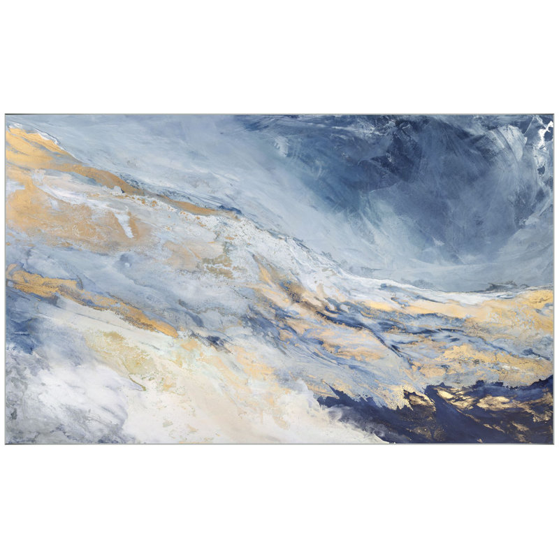 Divine Blues 1 Print by Lillian August