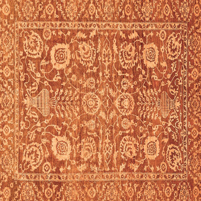 Tapis orange abstraits 451
